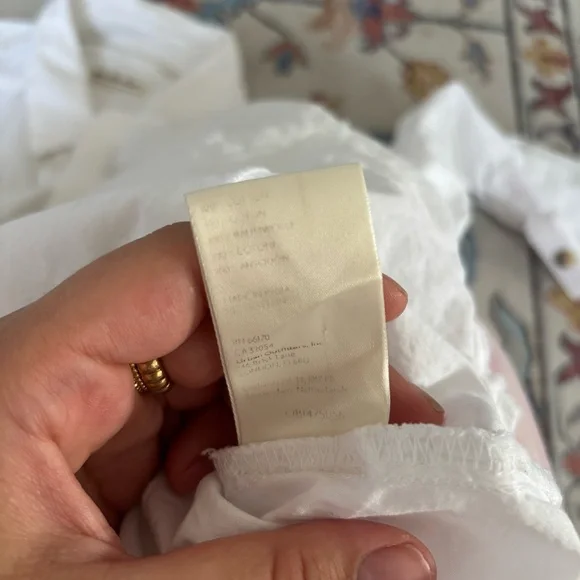 Free People Happy Hour Solid Poplin Top in White Button Down Shirt XS - Picture 9 of 10